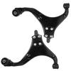 4pc Front End Control Arms Kit for 20052009 Hyundai Tucson 20052010 Kia Sportage with 2 Lower Control Arms and 2 Lower Ball Joi