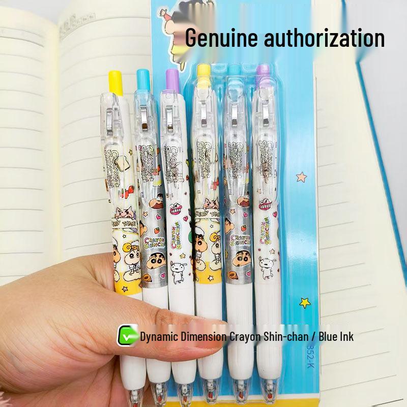 

Hello Kitty Cartoon Ballpoint Pen - Cute Blue Student Pen for Practice & Signature 0.5mm