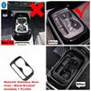 Accessori per Auto Neri Spazzolati Pannello Cruscotto Uscita Aria Vano Braccioli Portabicchieri Pannello Copertura Trim Adatto Per VW ID.4 ID4 - 2024