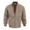 Giacca Punk in Pelle con Maniche e Zip da Uomo per Uso Casual Autunnale