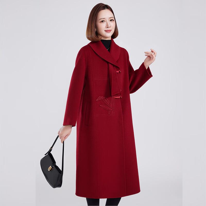Fengmao 100% Wool Double-Faced Long Overcoat