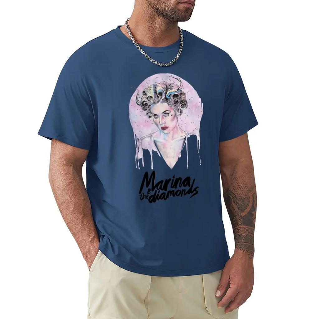 Marina and the Diamonds TShirt vintage for a boy boys whites plain white t shirts men