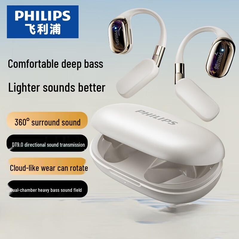 Philips TAT5739 Open-Ear Sports Wireless Earbuds