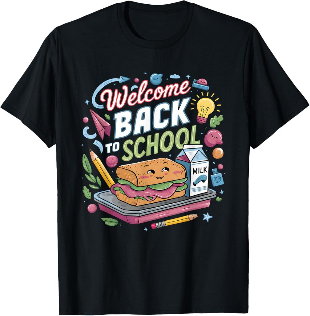 Welcome Back To School Lunch Lady First Day Of School unisex T-Shirt