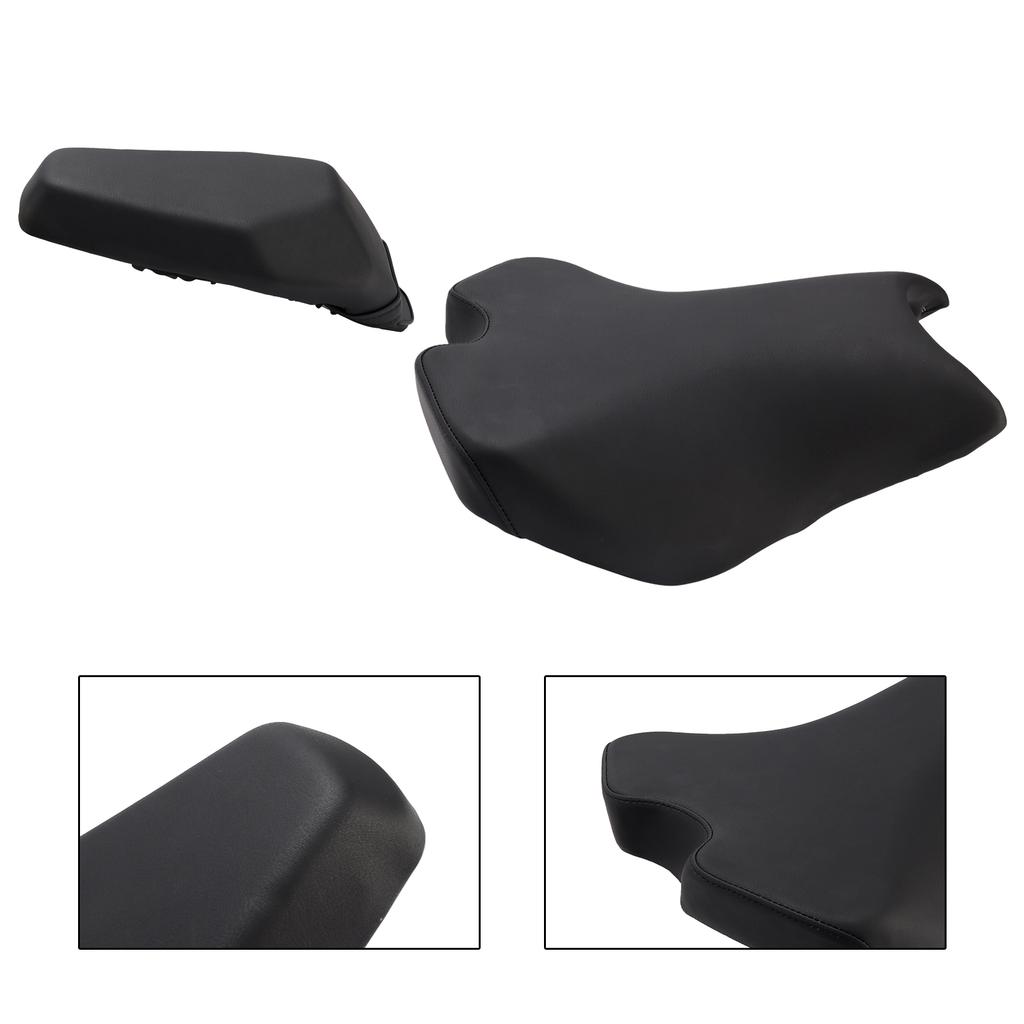 Front&Rear Seat Thickened Cushion Pu Black Fit For Kawasaki Ninja Z900 2025