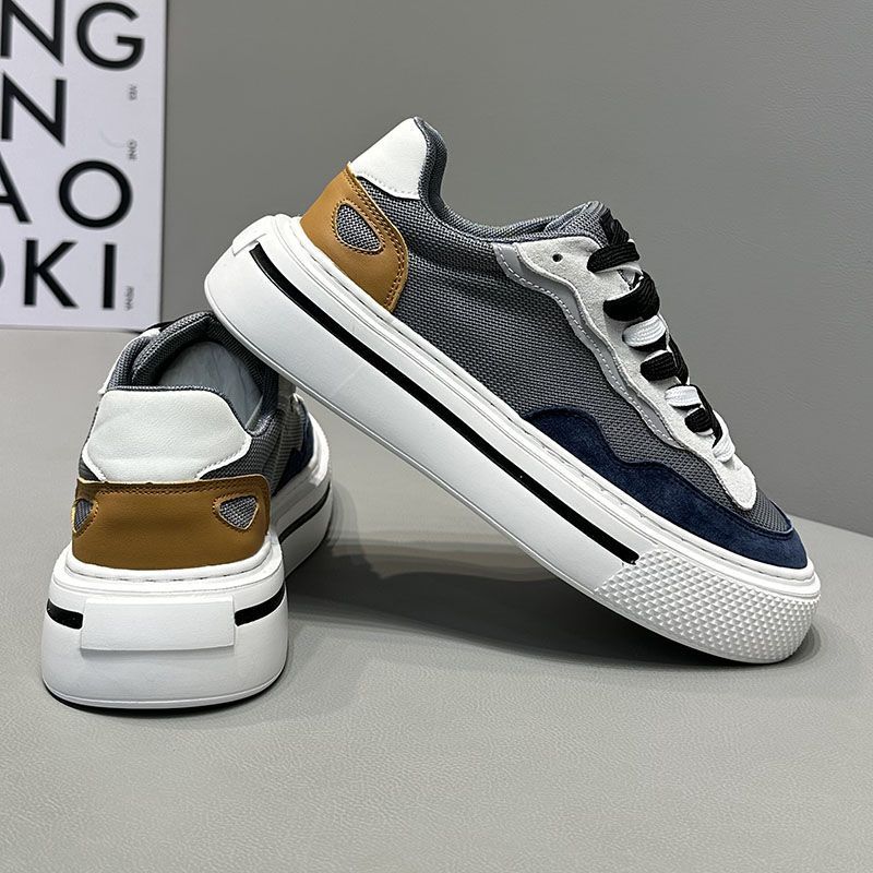 

Модная мужская повседневная обувь, сетка с цветными вставками, кроссовки для молодых студентов, дышащие, распродажа, обувь для ходьбы, удобная мужская обувь 44