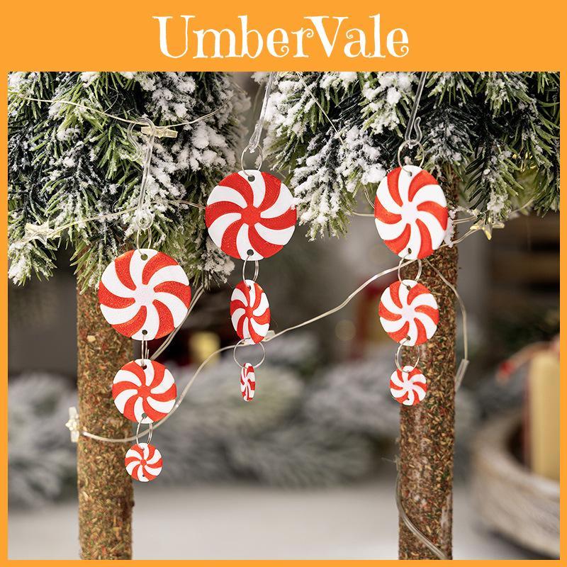 Christmas Candy Ornaments Set With Pvc And Acrylic For Holiday Tree Decor