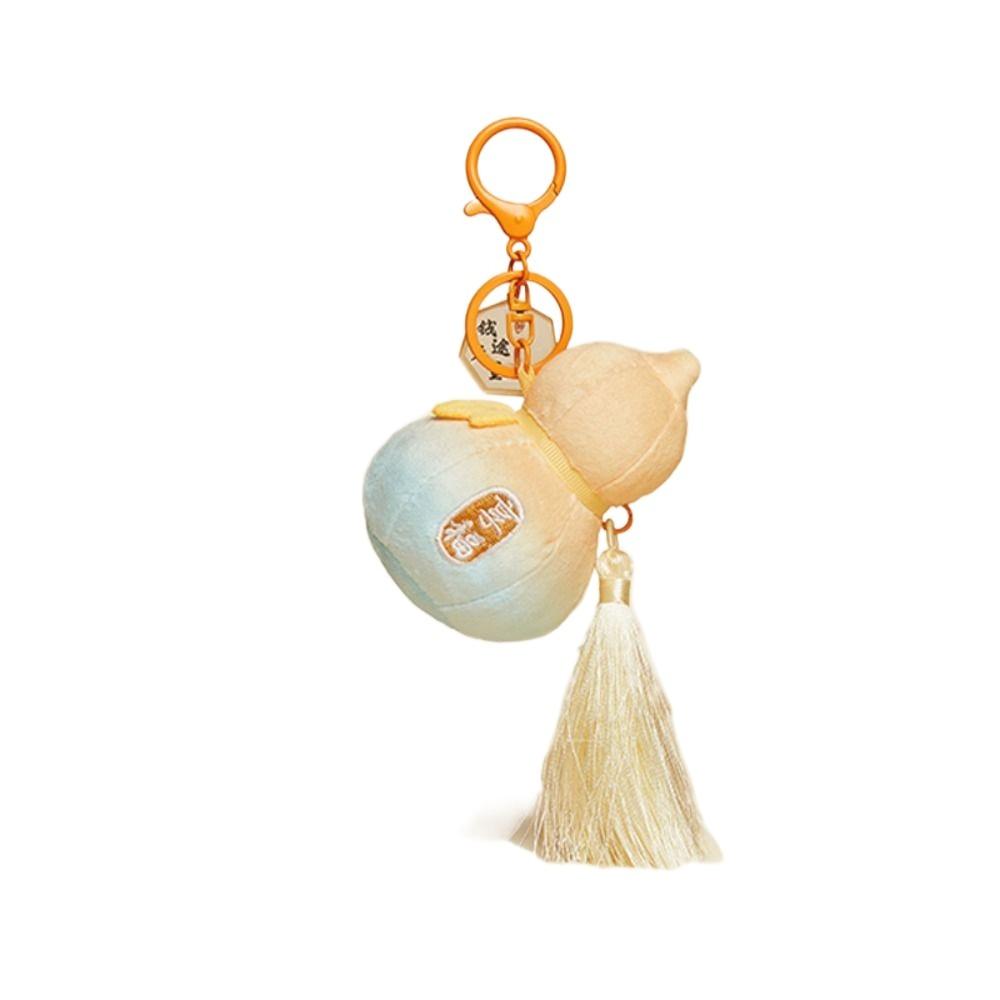 Backpack Decor Plush Gourd Keychain Bag Hanging Gourd Keyring Gourd Car Key Chain  Backpack Decor