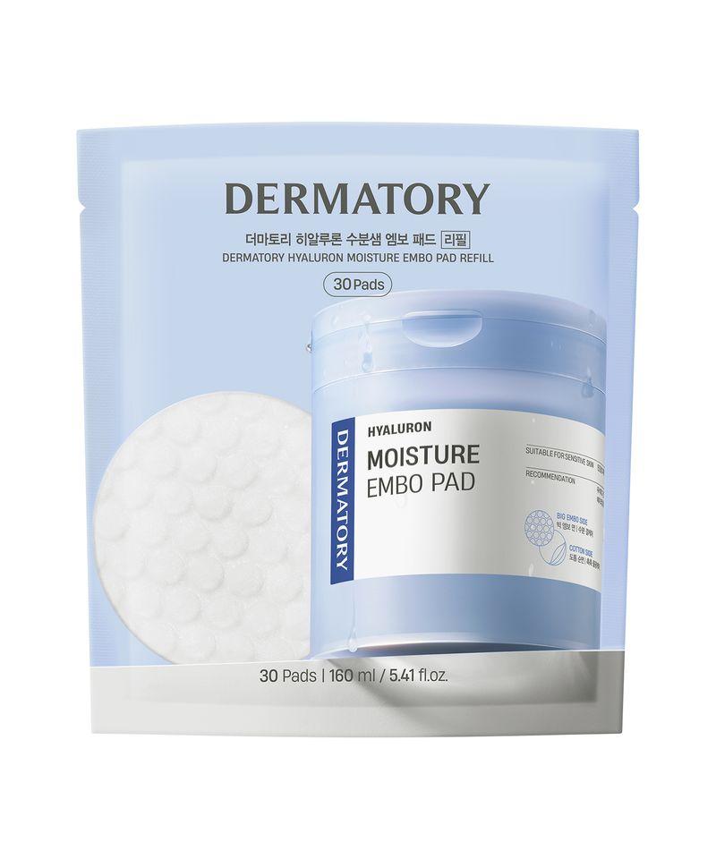 Dermatory Hyaluronic Moisture Gathering Embossed Pad 30-Sheet Refill