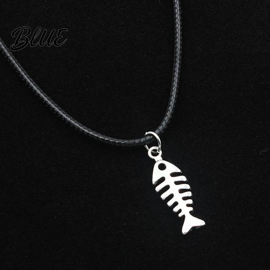 Mix And Match Jewelry 10 Pcs Unisex Necklace Fish Bone