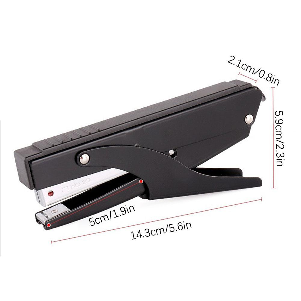 

Handheld Stapler,Force-Saving Stapler For Office,10 Sheets Capacity Portable Manual Desk Stapler Home Bookbinding Tools чёрный