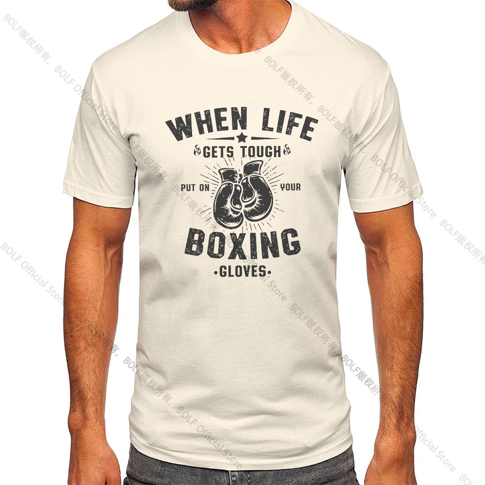 

Men s Boxing Gym Printed Vintage T-shirt Sport 100% Cotton Classic Tees for Men Women Sportswear Tops S