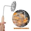 Aluminum Alloy Non-Stick Pancake Molds Frying Mold Rosette Cookie Waffle Snack Mold Shredded Carrot Cookie Kitchen Baking