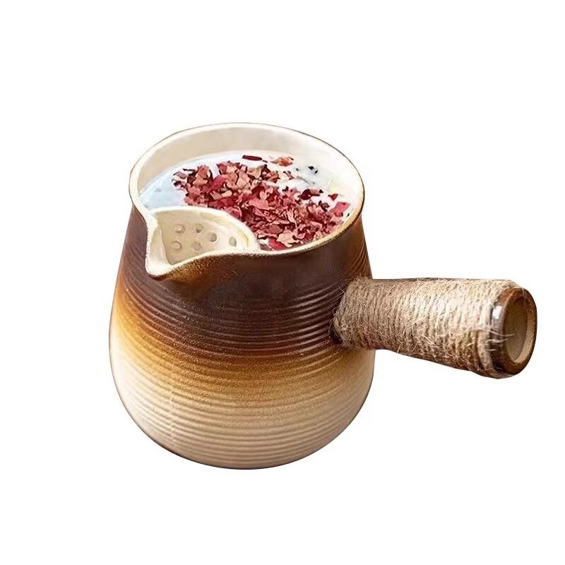 Shibazi Outdoor Glass Tea Kettle with Ceramic Filter