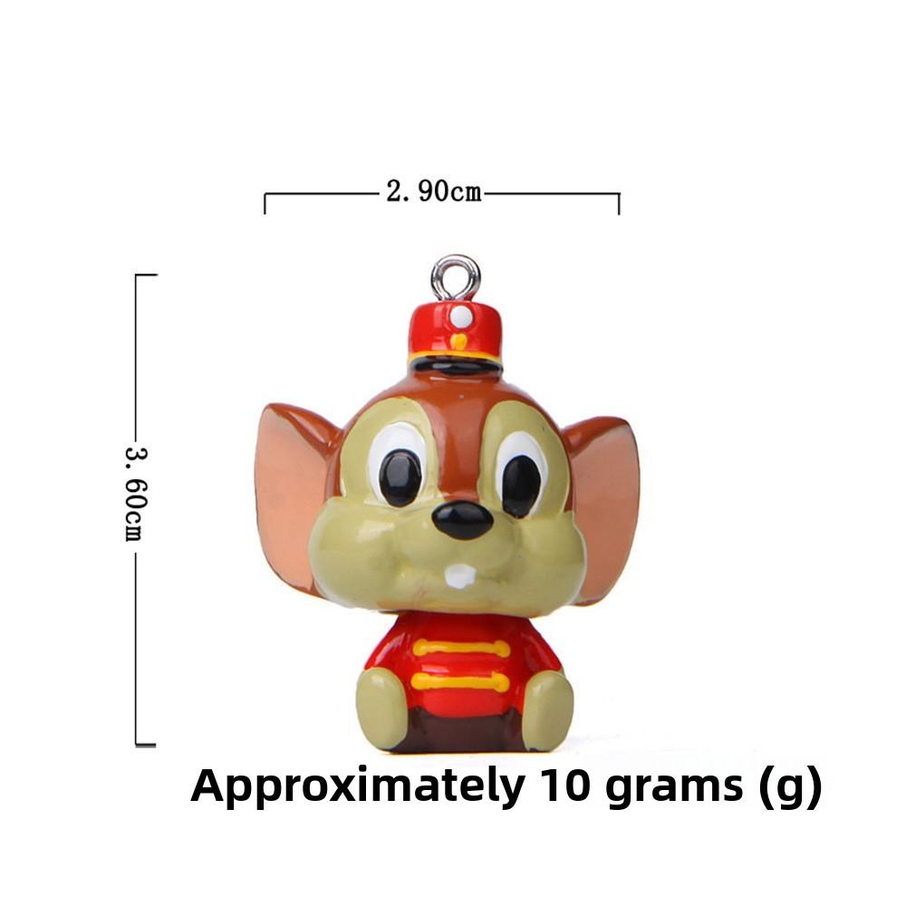 Cartoon Dumbo Resin Handcraft Keychain Ornament For Party Decorations And Gifts