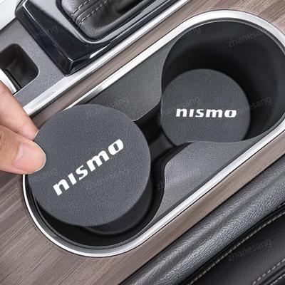 Nissan Nismo Auto Untersetzer Rund Getränkeuntersetzer Kompatibel mit Nissan Nismo Alle Serien Auto