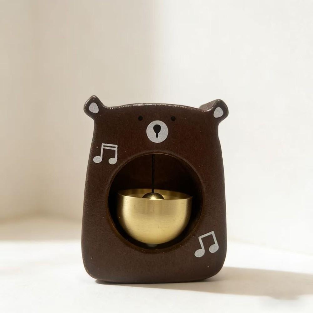 Detachable Design Bear Doorbell Animal Shaped Wind Chime Doorbell Home Decoration