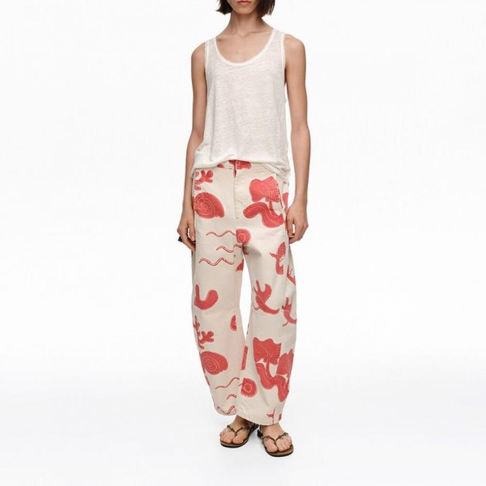 

Bimba Y Lola Sandred Denim Pants Barrel Fit B265awn006rda Red/36