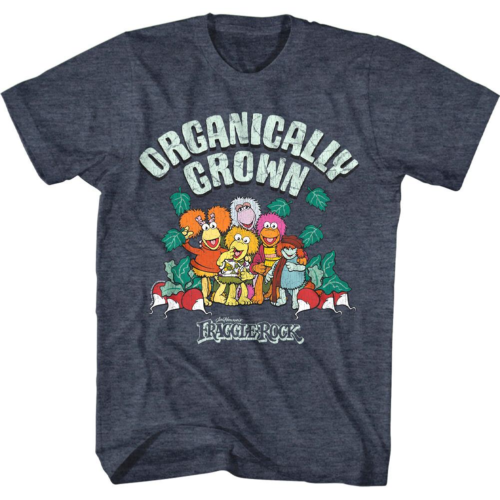 Fraggle Rock Organically Grown Men T Shirt Organic Garden Enviroment Activism M