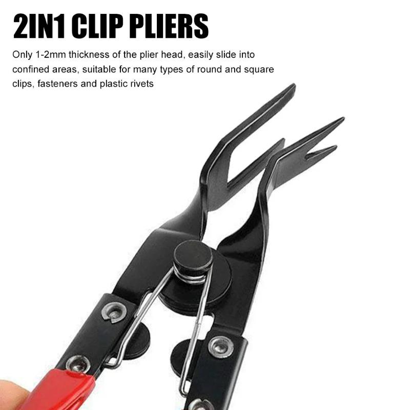 1PCS Car Clip Pliers Tool Panel Clip Pliers Set Fastener Remover  Auto Retainer Clip Trim Rivet Removal Tool  Auto Door Car Uph