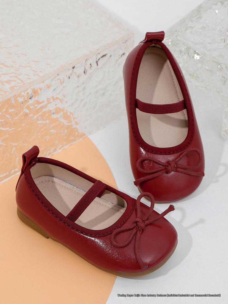 2025 Girls' Silver Leather Princess Shoes: Soft Sole, Spring/Autumn Style for Little Girls