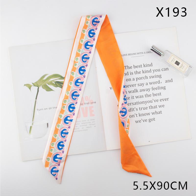 Versatile Vintage Silk Scarf: Hair Tie, Headband, Bag Accessory