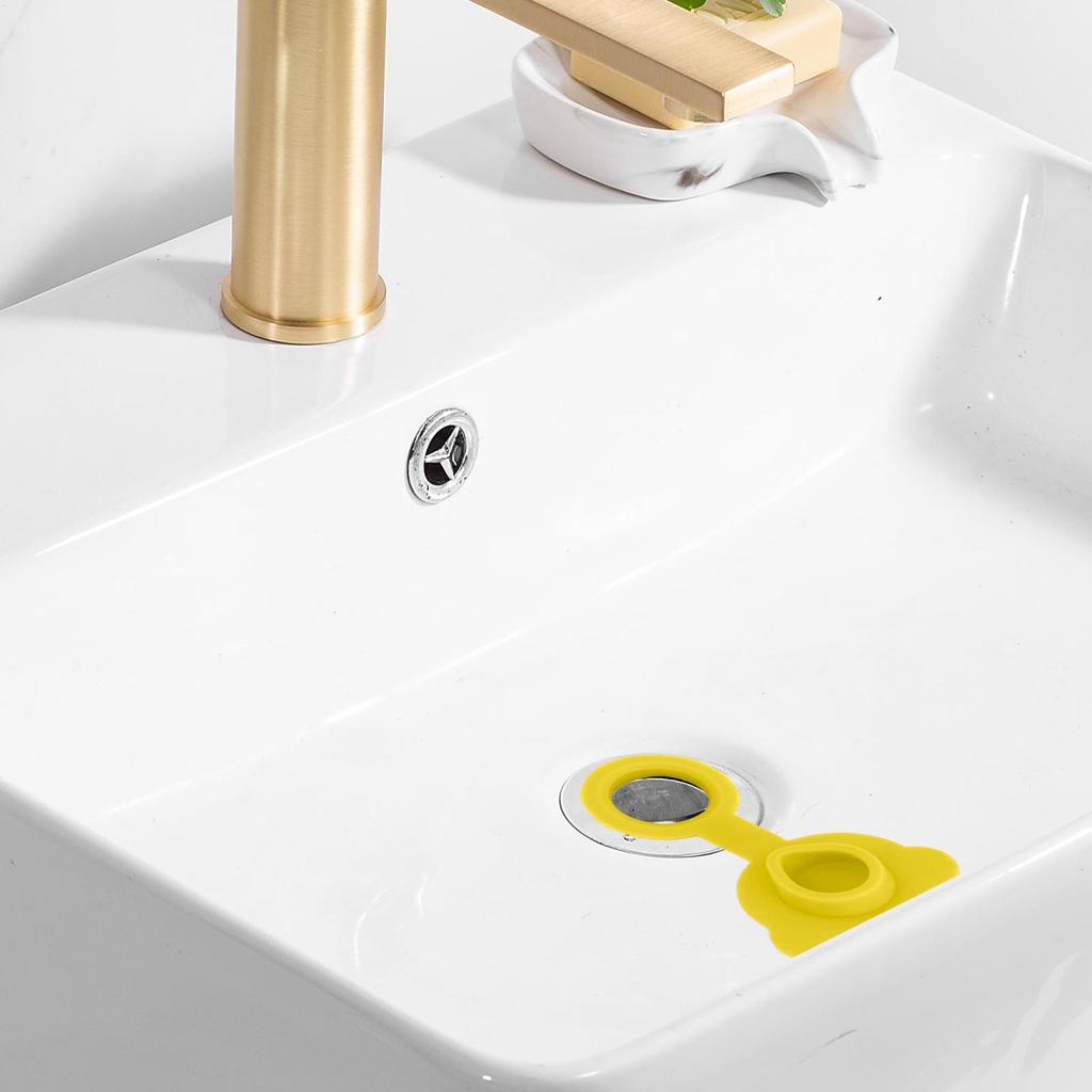 Silicone Tub Stopper 2X Bear Shape Design Bathroom Replacing Tub Stopper Leakproof Sink Drains Plug For Kid Boy Girls Children