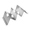 with Easy-Access Handle Stainless Steel Taco Shell Stand Tray Plate Kitchen Tools Taco Holder