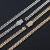 Kreuz Zirkon Halskette Schneeflocken Kette Street Style Diamanten Trend Dominanter Schmuck Feiertagsstil Accessoires