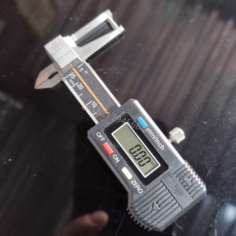Digital Venier- Caliper Stainless Steel 0-25mm 0.01mm Thickness Gauge Jewel Gauge Diamond Gauge Metric & Imperial- 6XDE