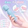 G Spot Vibrator Female Clitoral Stimulator AV Magic Wand Dildo Waterproof Heating Wand Massager for women and Couples