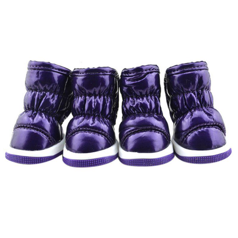 Herbst Winter Haustier Hundeschuhe Für Kleine Hunde Warme Fleece Welpen Haustierschuhe Wasserdichte Hundeschneestiefel Chihuahua Yorkie Stiefel