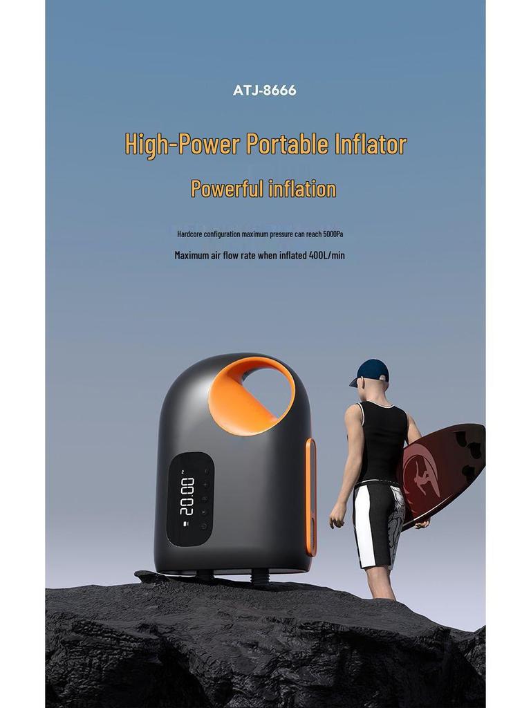 Portable Electric Air Pump for Outdoor Kayaks, Paddle Boards, Cars & Travel Tents