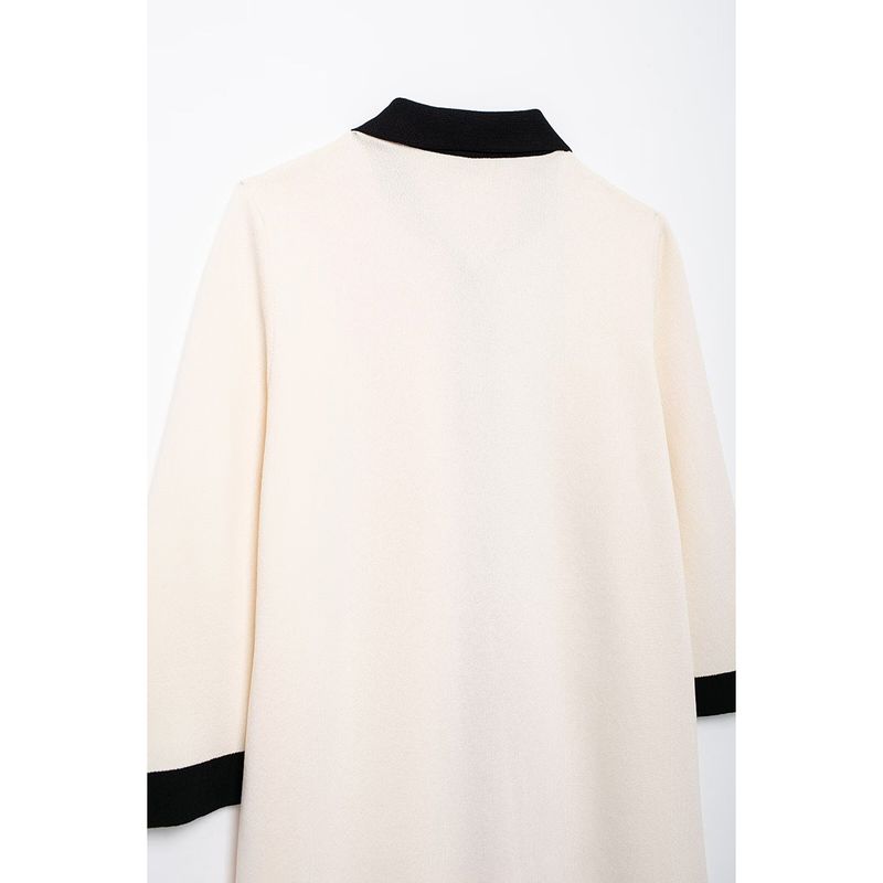 Kaslead New Arrival Women's Clothing Fashion Style Fashion Silm French Sleeve Knitting Short Dress 1822101