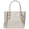 MK Jet Set Monogram Color Block Шкіряна сумка-тоут Жіночі сумки-тоут Кремово-білий 35T9GTVT0B-278