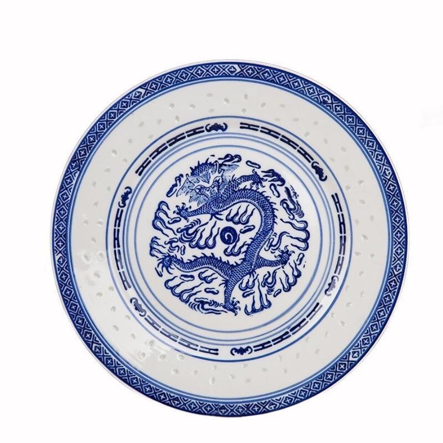 Chinese Jingdezhen Ceramic Flat Plate Round