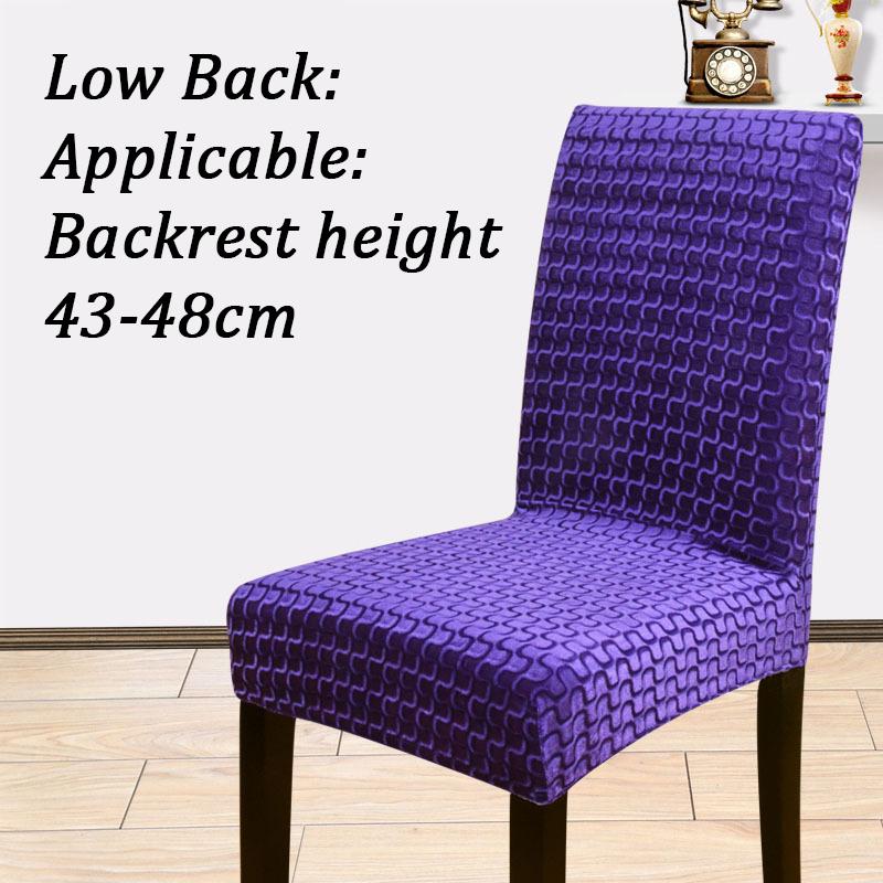 Spisebord Stoltrekk Stolpute Enkel Pute Krakktrekk Elastisk Husholdnings Spisestuestoltrekk Stoff