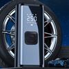 3-in-1 Car Wireless Air Pump with LED Light Portable Car Inflator Pump Bicycle Air Compressor for Automobile Bicycle Ball