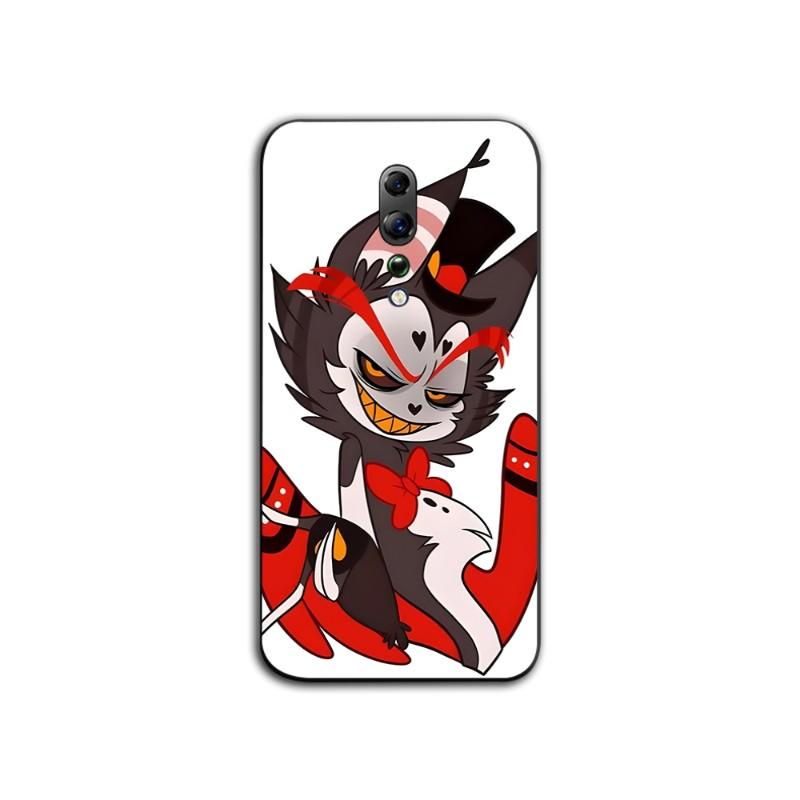 Hazbin Hotels Alastor telefonveske for OPPO Finn X5 X3 X2 A93 Reno 8 7 Pro A74 A72 A53 Soft svart telefondeksel