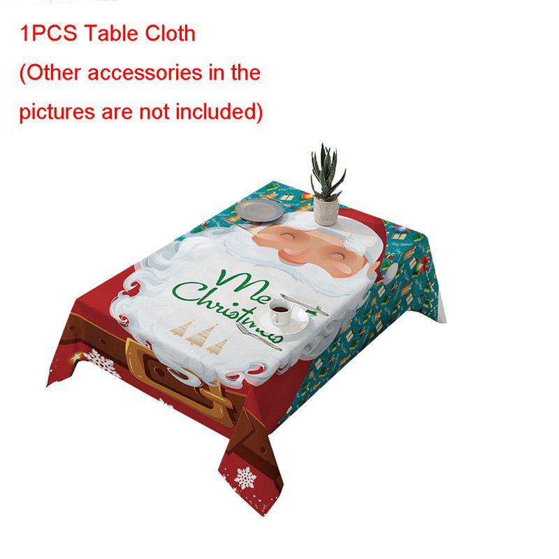 Luxurious Waterproof Tablecloth With Chair Cover For Festive Holiday Gatherings