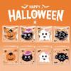 100 Piezas Bolsas de Plástico para Dulces o Trucos Bolsas Transparentes para Caramelos Galletas Bolsas de Caramelos de Halloween para el Hogar