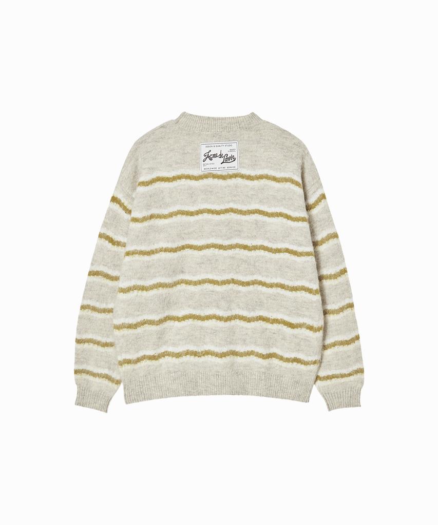 ACME DE LA VIE Wave Stripe Mohair Knit (2 Color)