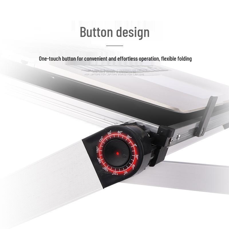 Adjustable Foldable Laptop Stand for Desk and Bed