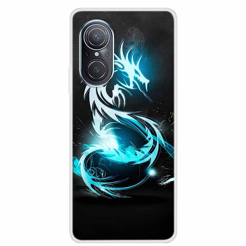 For Huawei nova 9 SE Case Nova9 Clear Soft TPU Silicone Cats Back Cover for Huawei Nova 9SE Case Nova9SE Funda Shockproof Coque