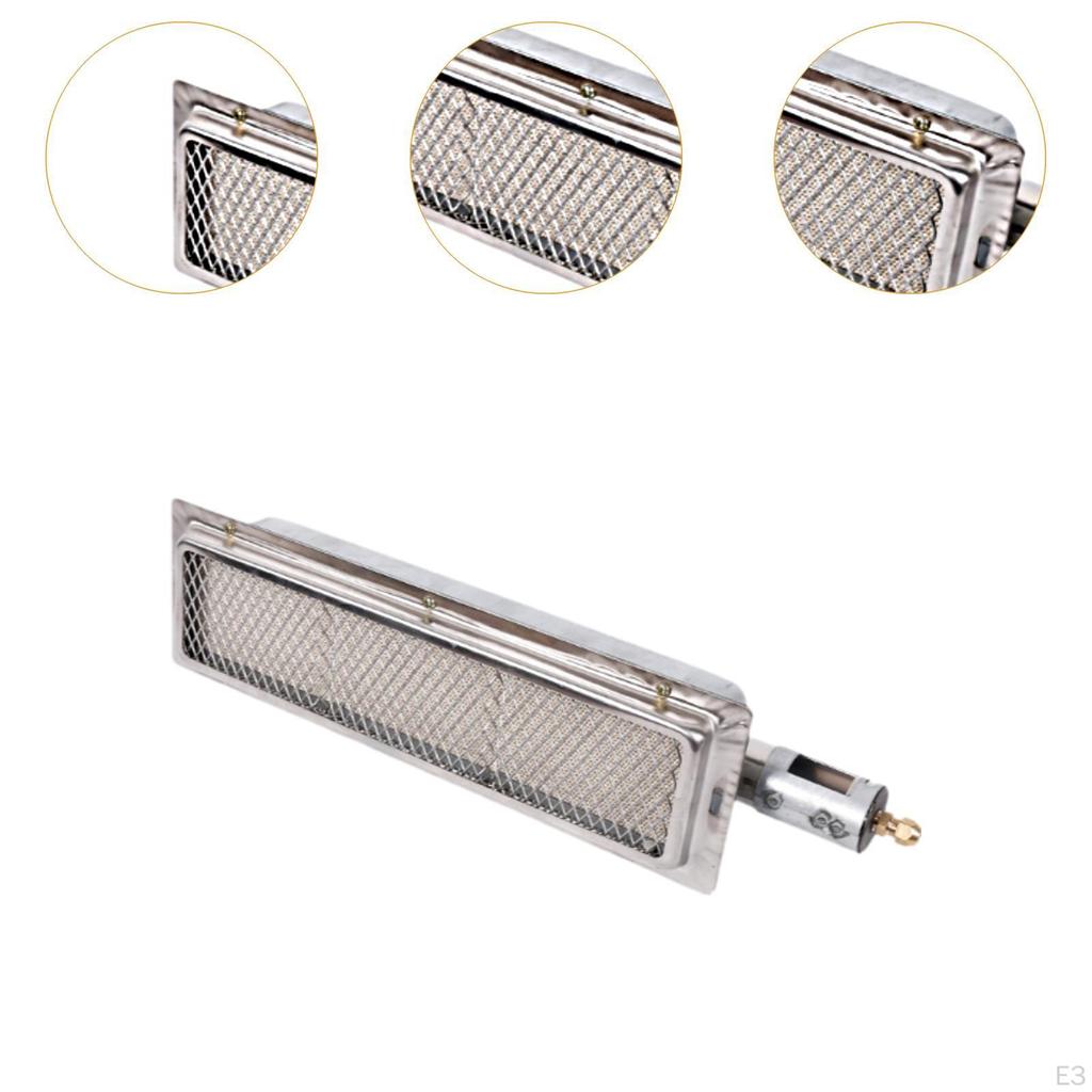 Barbecoa Brooccoat Burner Sarming Searing Easy To Use Professional Metal Replacement Gas Heater