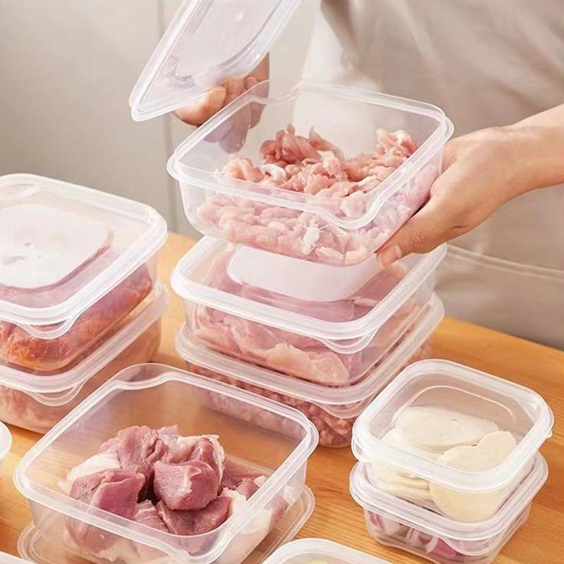 Boîte de conservation en plastique scellée Boîte de rangement pour réfrigérateur Boîte de rangement spéciale pour aliments réfrigérés et scellés pour fours à micro-ondes
