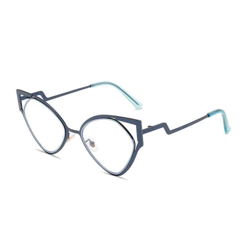 Women s Fake Glasses Anti Blue Light Horn-rimmed Optical Glasses Frame for Women Cat Eye Trends Glasses Frames Fashion Eyepieces