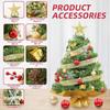 60 CM Mini Christmas Tree for Desktop Decor, Premium Mini Xmas Trees for Christmas, Office School House Restaurants Store Decoration