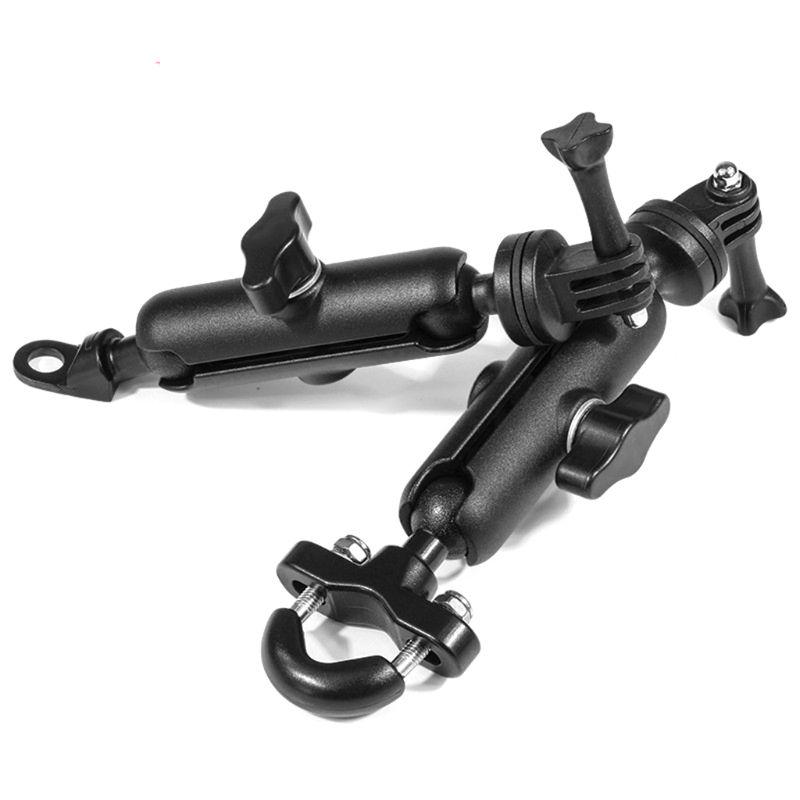Metal Motorcycle Bicycle Camera Holder Handlebar Mirror Mount Bike Bracket for  9 8 Action Camera Accessories