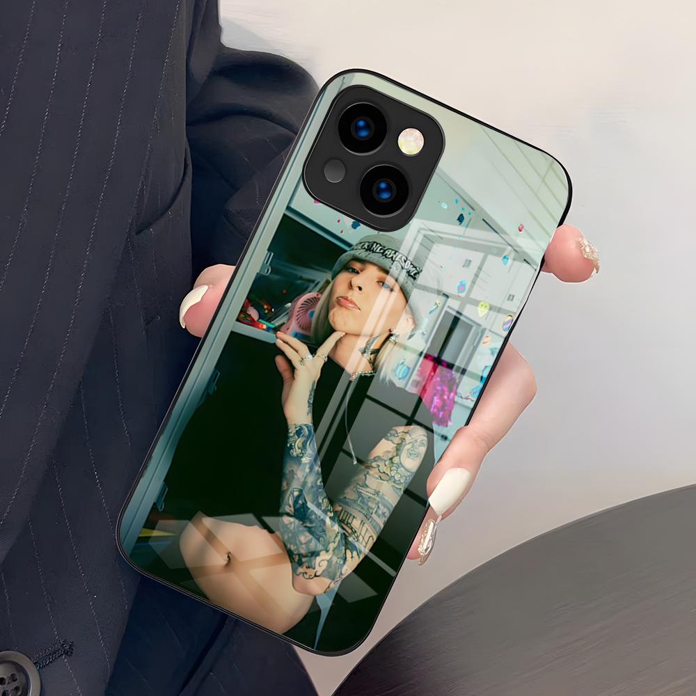 Singer Y-Young Miko Phone Case For IPhone 17 Pro Max 15 Pro 16 14 Plus 12 13 Mini 11 Pro Shockproof Glass Cover
